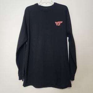 Virginia Tech Collegiate Team long-sleeved black tee
